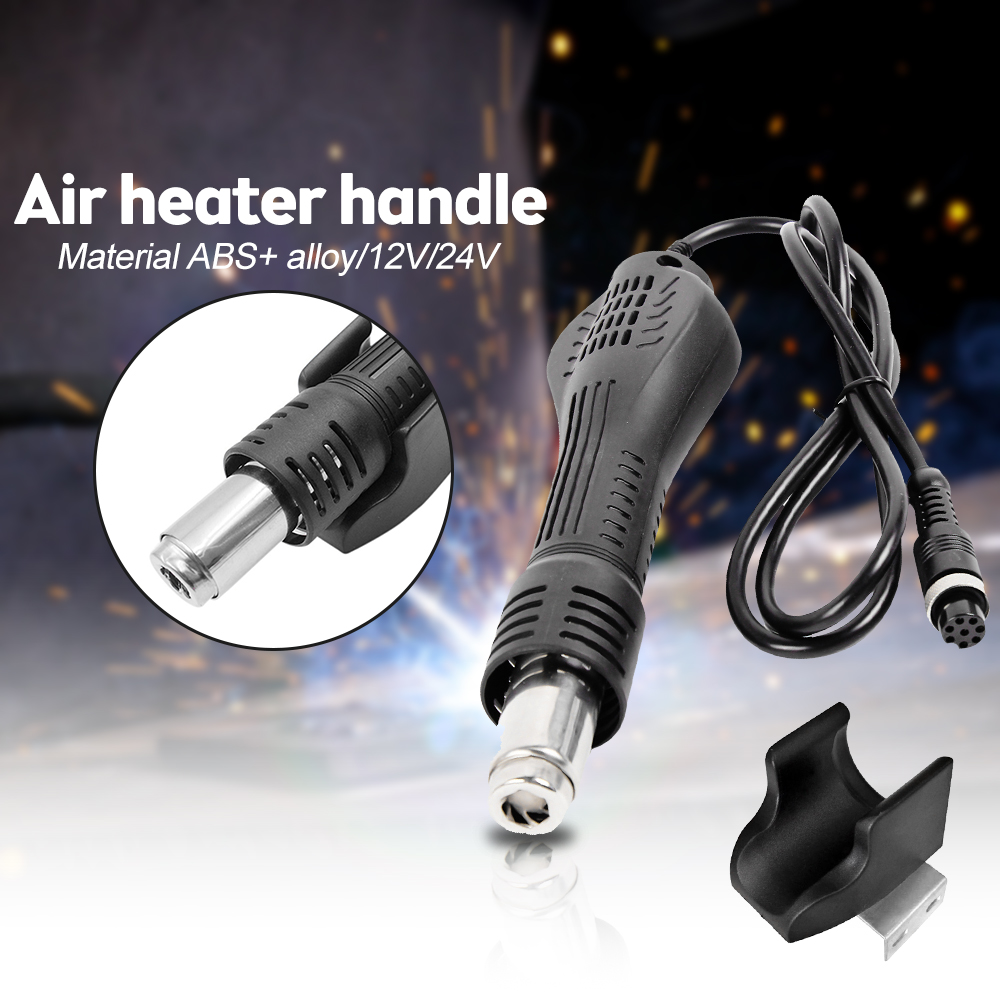 Heat Gun Small - 858/878/8586/898Dはんだ付けステーション用ハンドル、12Vホットエアガンハンドル、はんだ付けおよび修理ツール