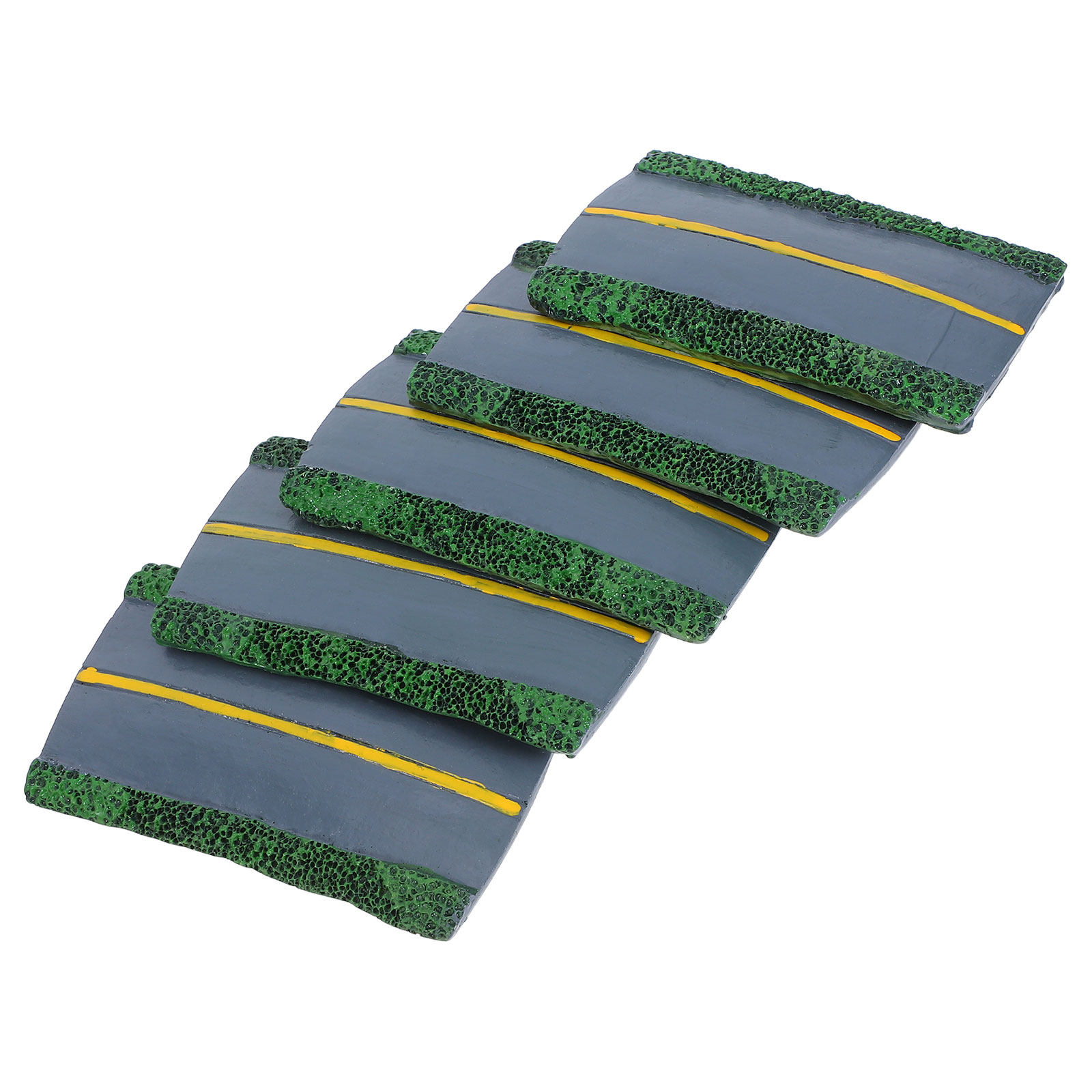 Crafting Resin - 5個入り ミニチュア道路レジン製、砂場、鉄道模型、ジオラマ、建築風景、手作り装飾