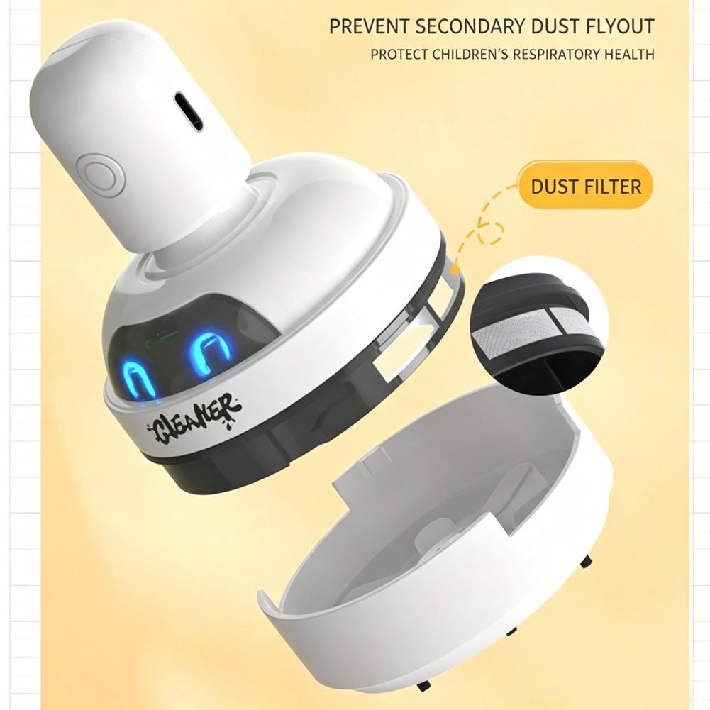 卓上用掃除機、漫画デザイン、USB充電式、小型掃除機、ハンデ - Vacuum Chamber Small のレビューと価格