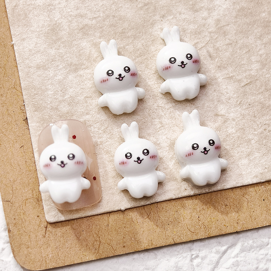 50個入り　ジキカワのキャラクターをモチーフにしたネイルアー - Crafting Resin のレビューと価格