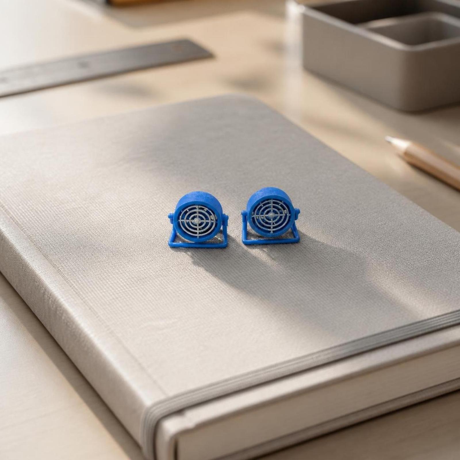 ドールハウスのワークショップシーン用の精巧なミニチュア扇子フ - Resin Craft Workshop のレビューと価格