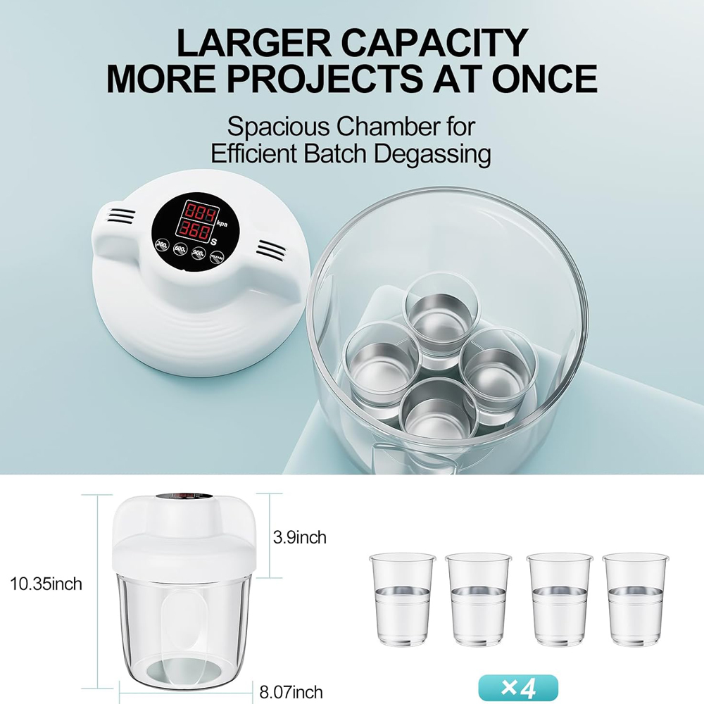 -97kPa レジン気泡除去真空チャンバー デジタルタッチコ - Vacuum Chamber Small のレビューと価格